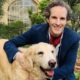 Felix Nikolas Prehn, founder of the Goat Academy and Winston his golden retriever